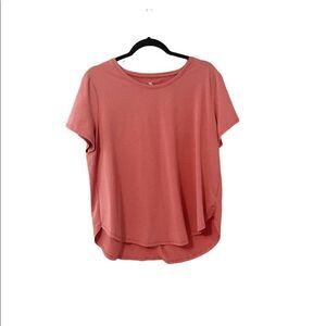 🟢All in Motion Swoop Athletic T Shirt Coral Size XXL